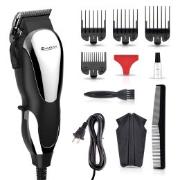 Professional Hair Clippers, Corded Hair Clippers for Men Kids, Strong Motor baber Salon Complete Hair and Beard, Clipping and Trimming Kit,Amazon Plat