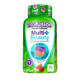 Vitafusion Multi+ Beauty 2-in-1 Benefits & Flavors Gummy Vitamins;  90 Count