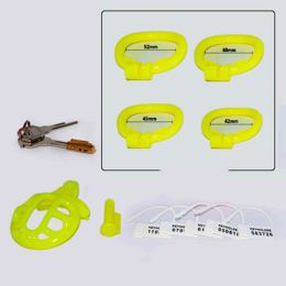 Men's Fashion Small Turtle-shaped Resin Chastity Lock (Option: Yellow-Short)