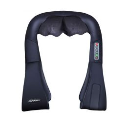 Car Mounted Six Key Shoulder And Neck Massage Shawl (Option: Black-EU)