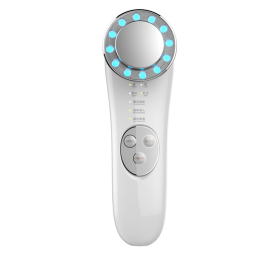 Facial Massager Skin Care Tools 7 In 1 Face Lifting Machine Galvanic Facial Machine Face Tightening Machine For Skin High Frequency Facial Machine (Option: Silver-English manual)