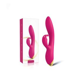 Silicone Rechargeable G-Point Vibrating Spear Toys For Adults And Women (Option: USK V05Bonnie Rose Red)