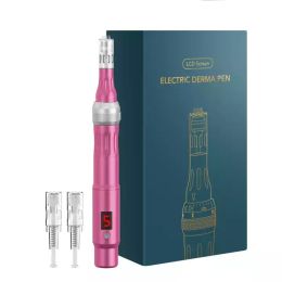 Charging P40 Electric Micro Needle Feijun Nano Beauty Micro Needle Pen Import Instrument (Option: Pink-EU)