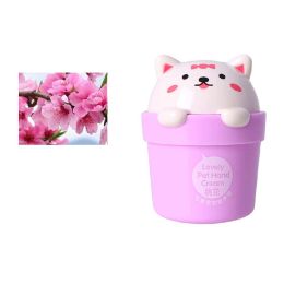 Beauty Skin Care Cute Pet Men And Women Hand Cream Moisturizing Moisturizing Anti-drying (Option: Peach)