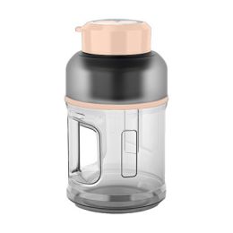 Explosive 1.5L Large-capacity Juicer Cup USB Rechargeable Juicer Portable Water Cup Shaker Cup Juice Cup For Fitness (Color: Pink)