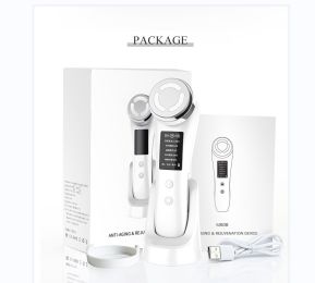 Women's 7-in-1 Micro-current Beauty Purifying Introducer (Option: White-5in1)