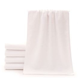 Cotton Thickened Absorbent White Towel (Option: Regular 35x70cm 100g)